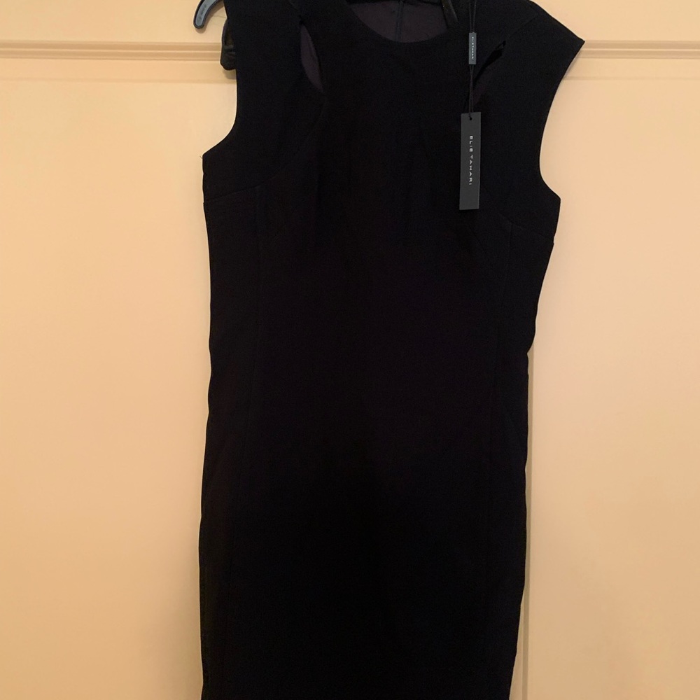 Elie Tahari Black sheath dress,with cut outs, size 8